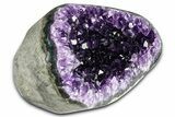Sparkly, Dark Purple Amethyst Geode - Uruguay #378171-1